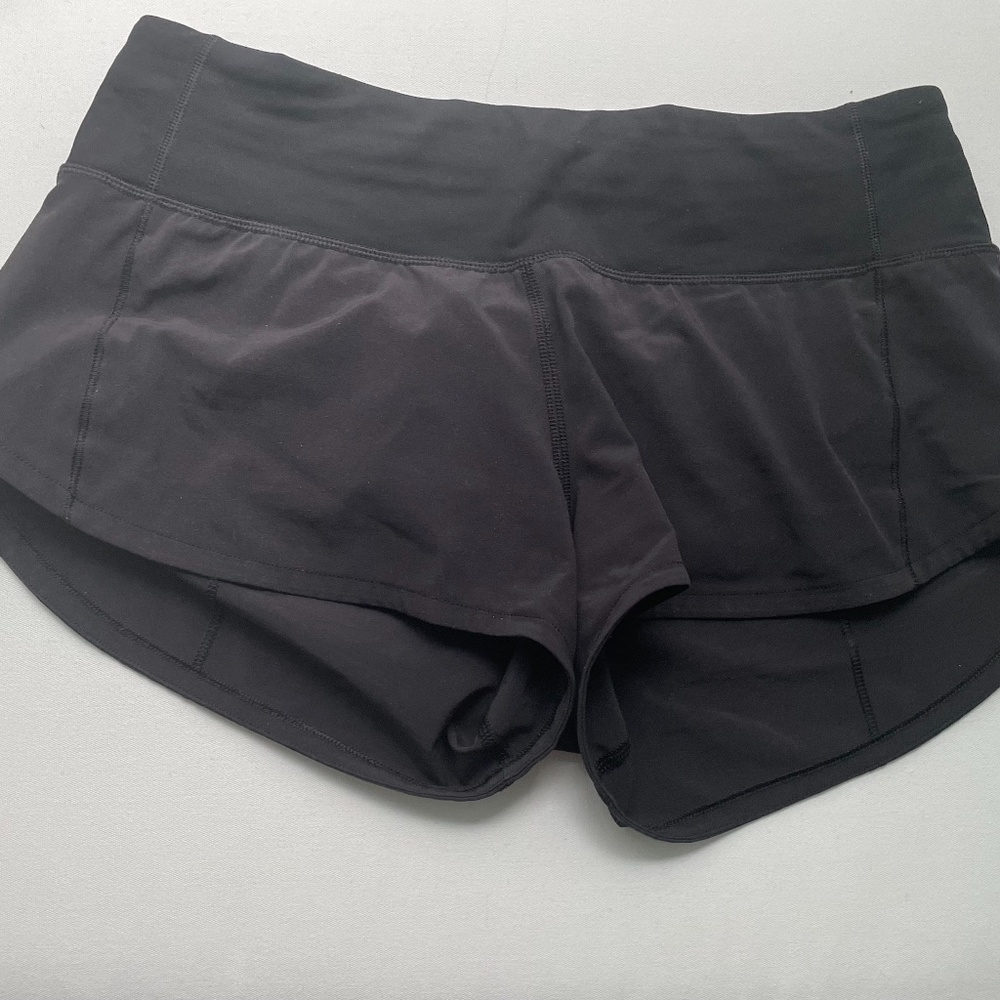 2.5 inch, size 2 lululemon Speed Up shorts